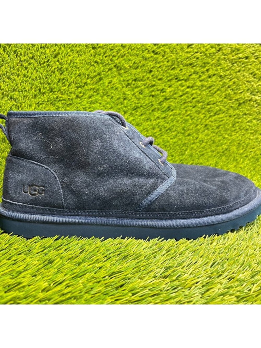 UGG Neumel Mens Size 13 Blue Casual Classic Outdoor Suede Lace Up Chukka Boots